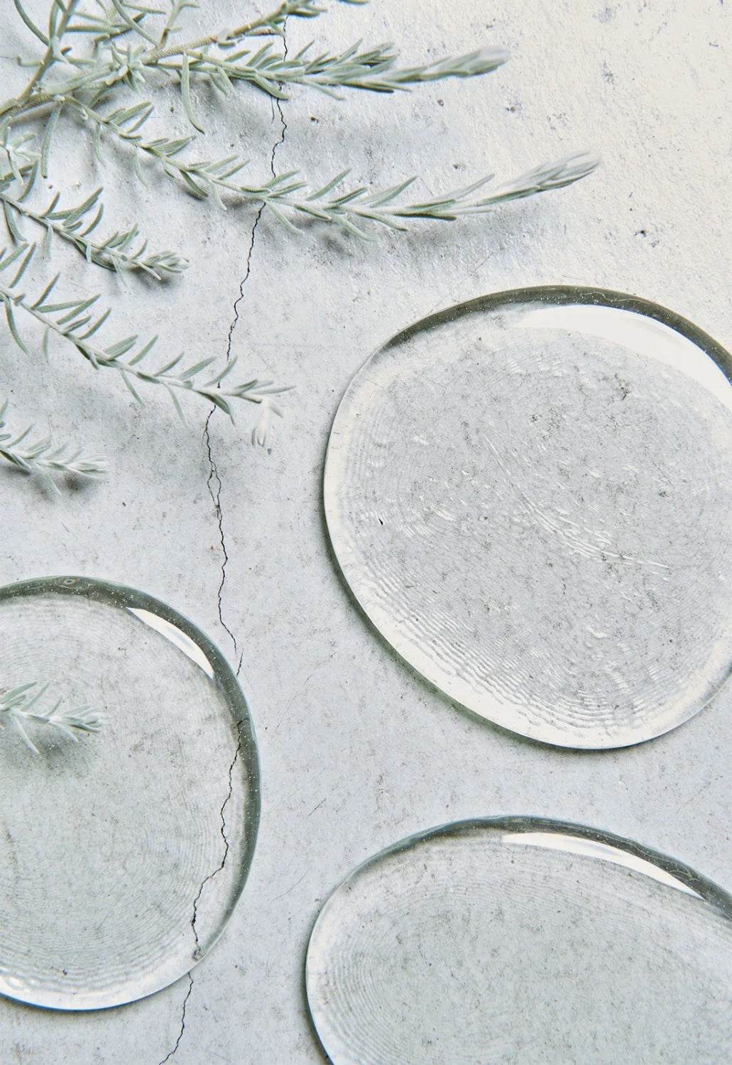 AME NO SHITA glass plate - light