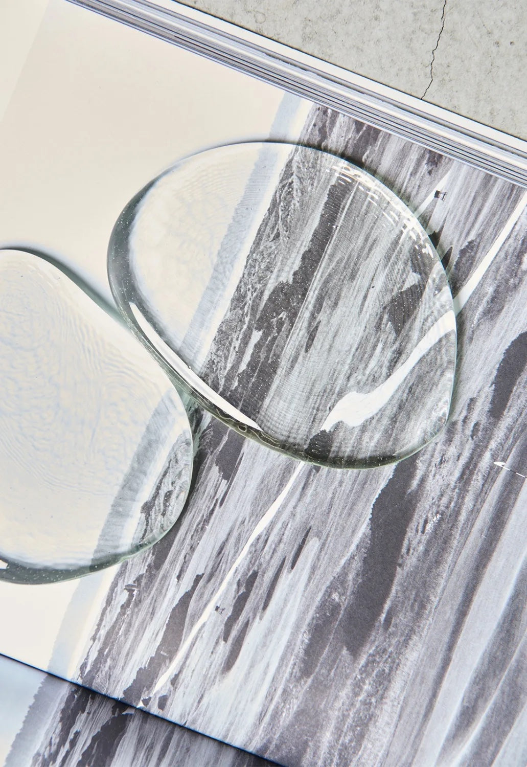 AME NO SHITA glass plate - light