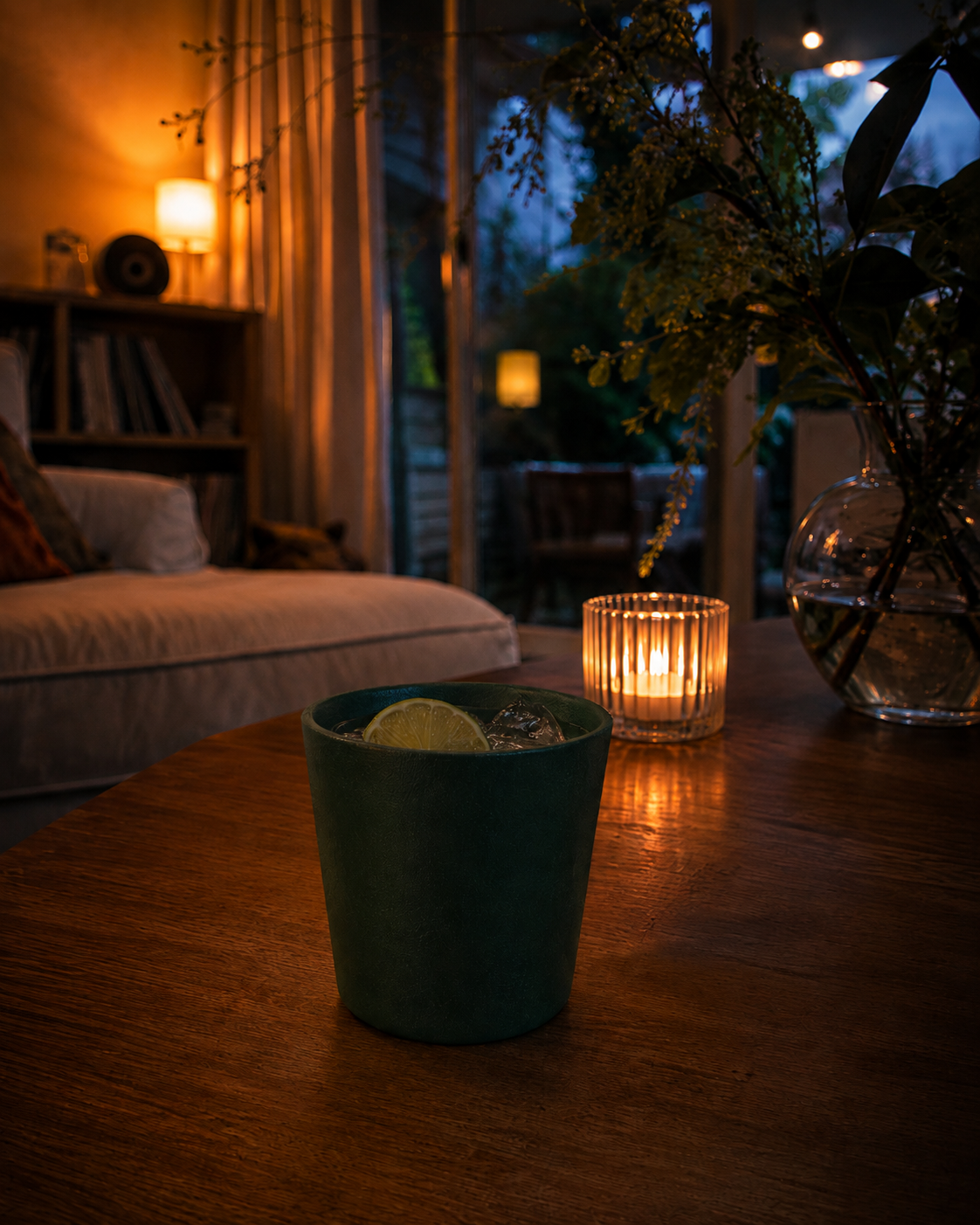 KISSUL "KUROMIDORI" (Pine Green)- Urushi Cup