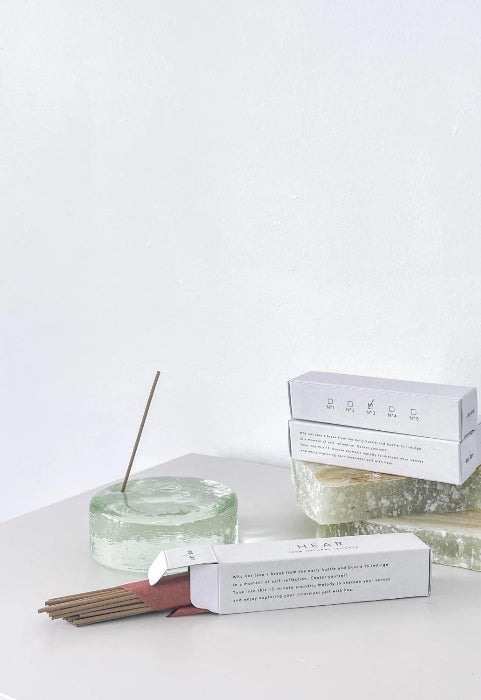 Glass Incense Holder / HAMON - Light