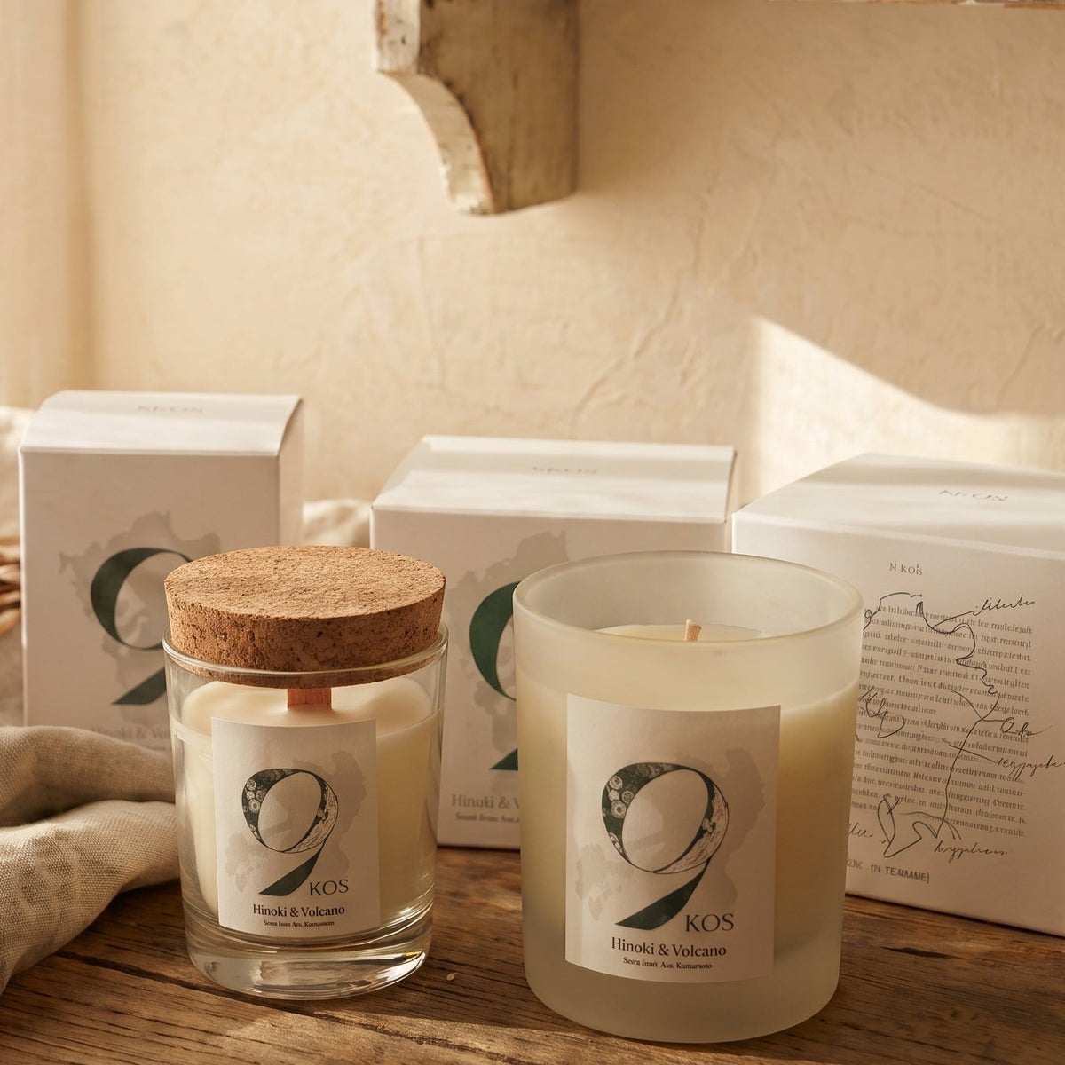 9kos_Japanese_scented_candle_Hinoki_seriese