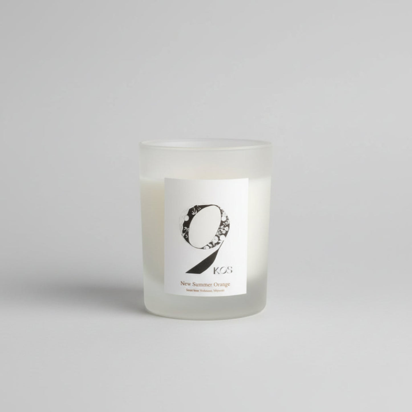 9KOS Candle NEW SUMMER ORANGE from Nichinan, MIYAZAKI