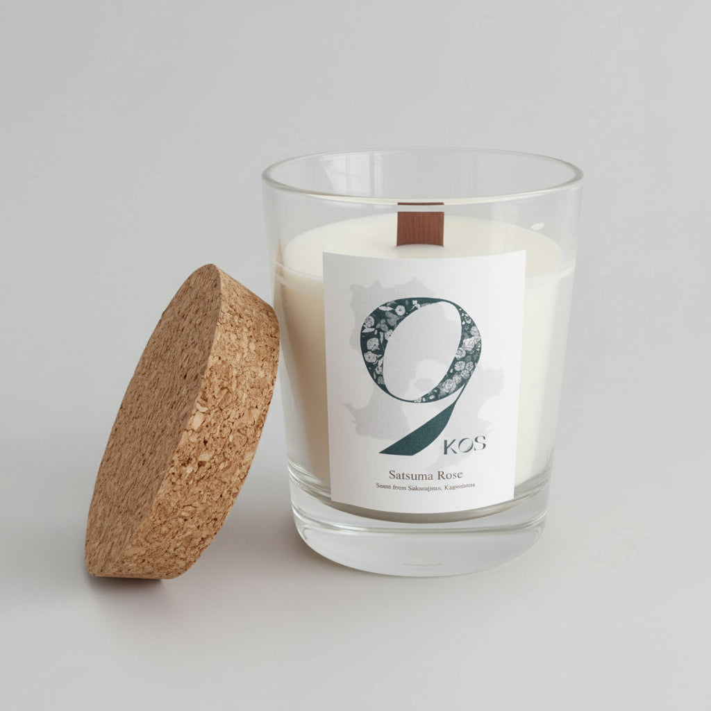 9KOS Candle NEW SUMMER ORANGE from Nichinan, MIYAZAKI