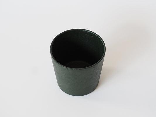KISSUL "KUROMIDORI" (Black Green) - Urushi lacquer-coated vacuum insulated cup