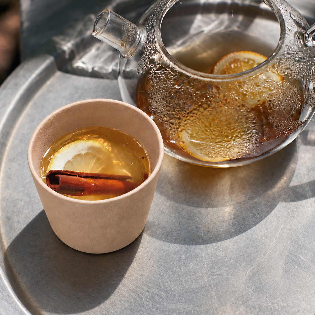 KISSUL Kyoto insulated urushi caup SHIRACHA tea pot