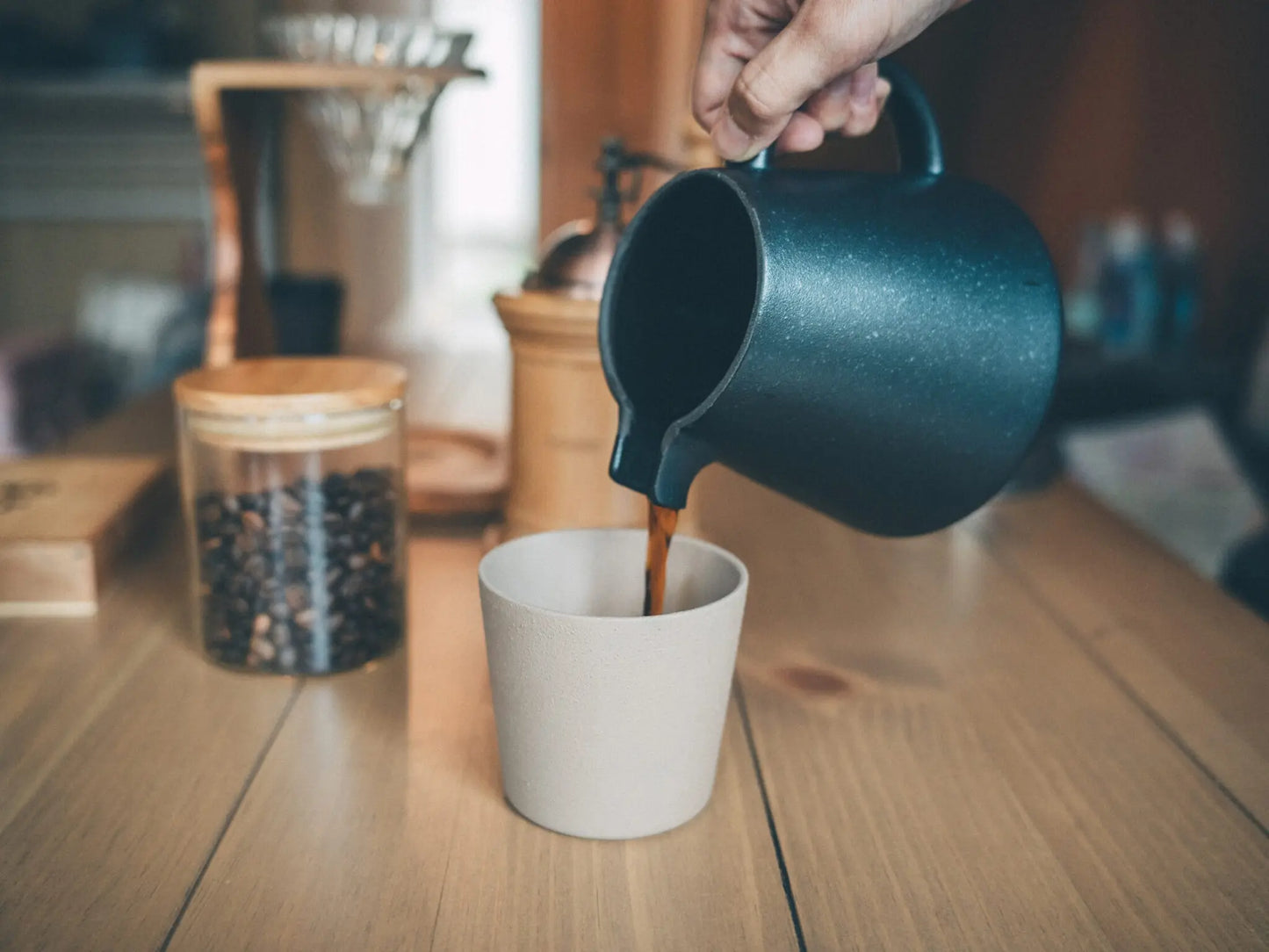 KISSUL "SHIRACHA" (Beige) - Urushi lacquer-coated vacuum insulated cup