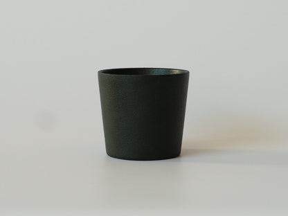 KISSUL "KUROMIDORI" (Black Green) - Urushi lacquer-coated vacuum insulated cup