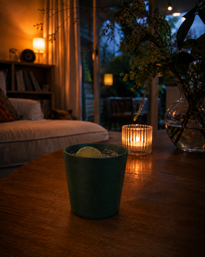 KISSUL "KUROMIDORI" (Pine Green)- Urushi Cup