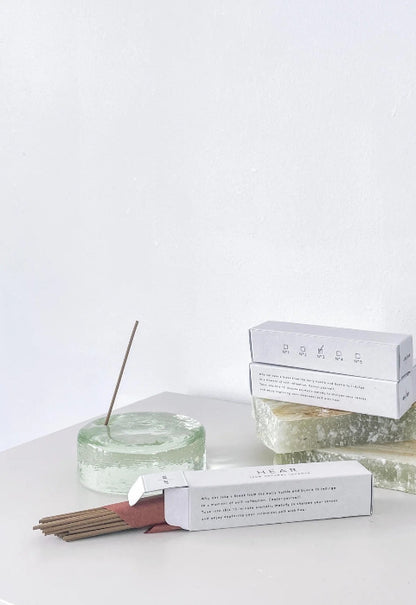 Glass Incense Holder / HAMON - Light